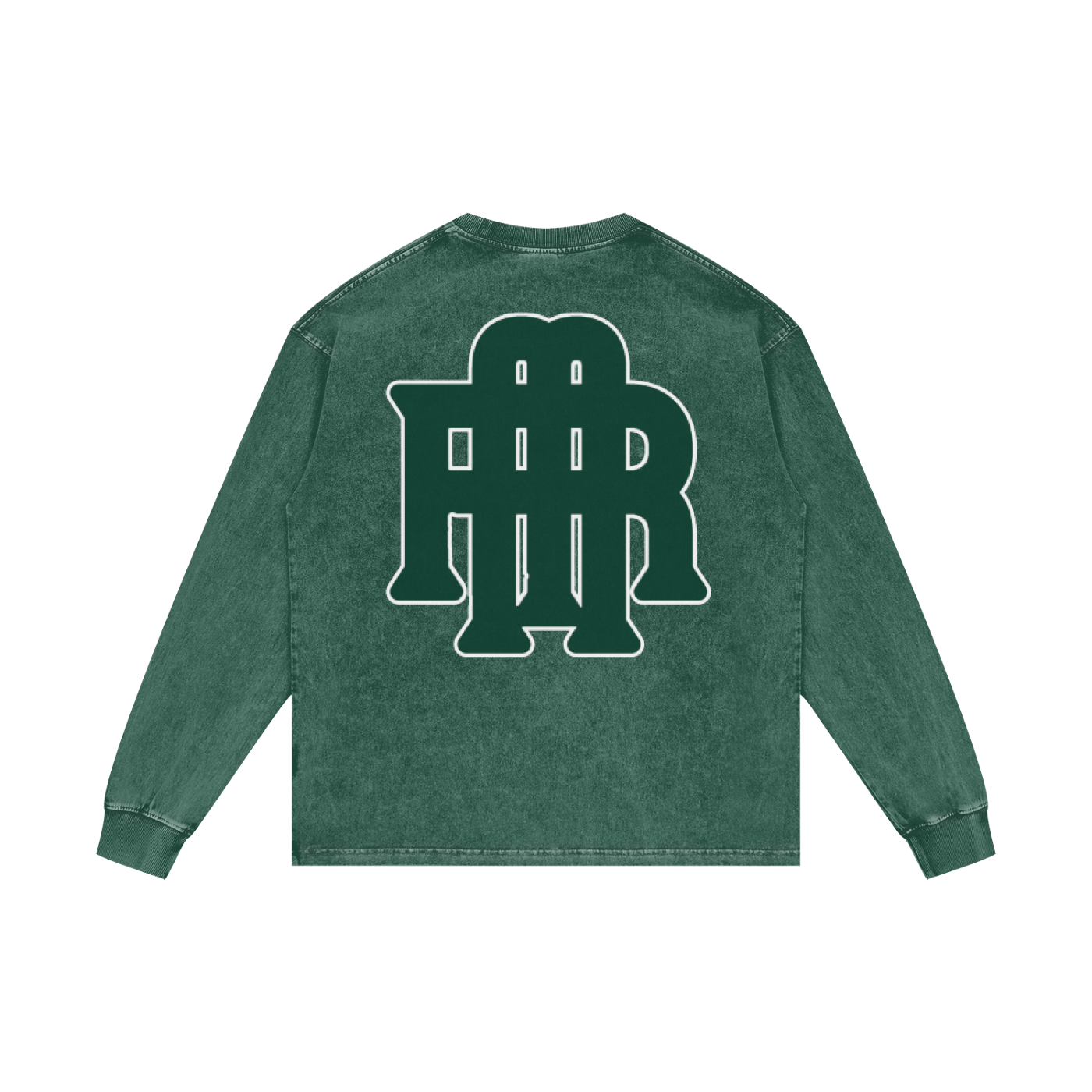 Riche Green Oversize Long Sleeve T-Shirt