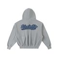 Light Grey Mentalitè Riche Washed Fleece Hoodie