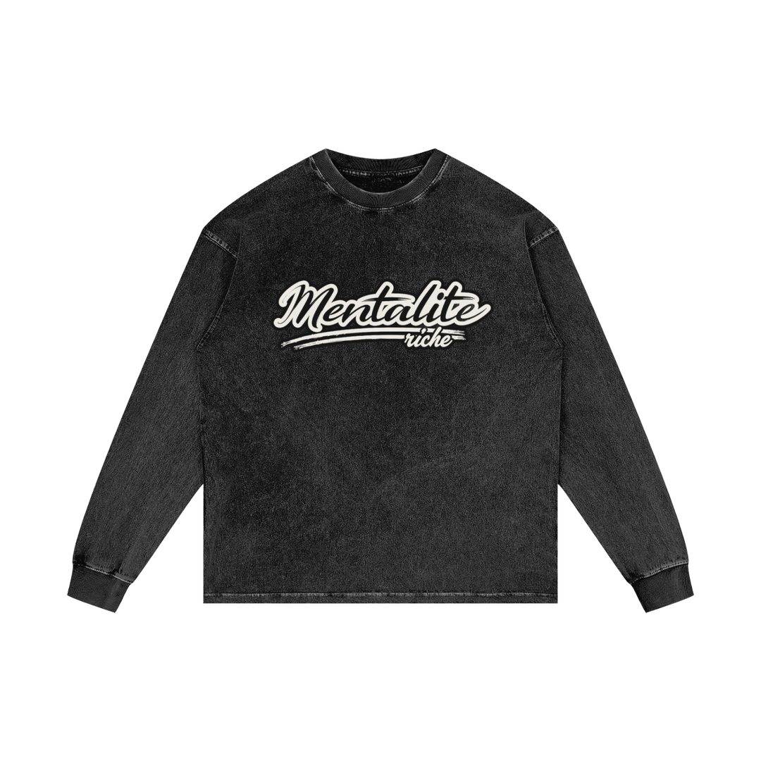 Mentalité Black  Long Sleeve T-Shirt