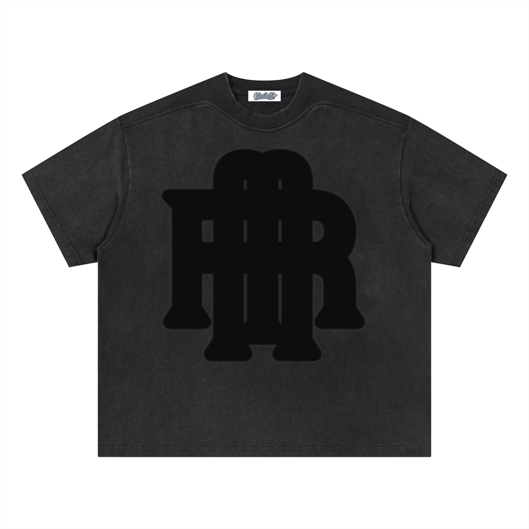 MONOCHROME WASHED BOXY BLACK