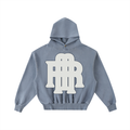 Blue Mentalitè Riche Washed Fleece Hoodie