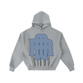Light Grey Mentalitè Riche Washed Fleece Hoodie