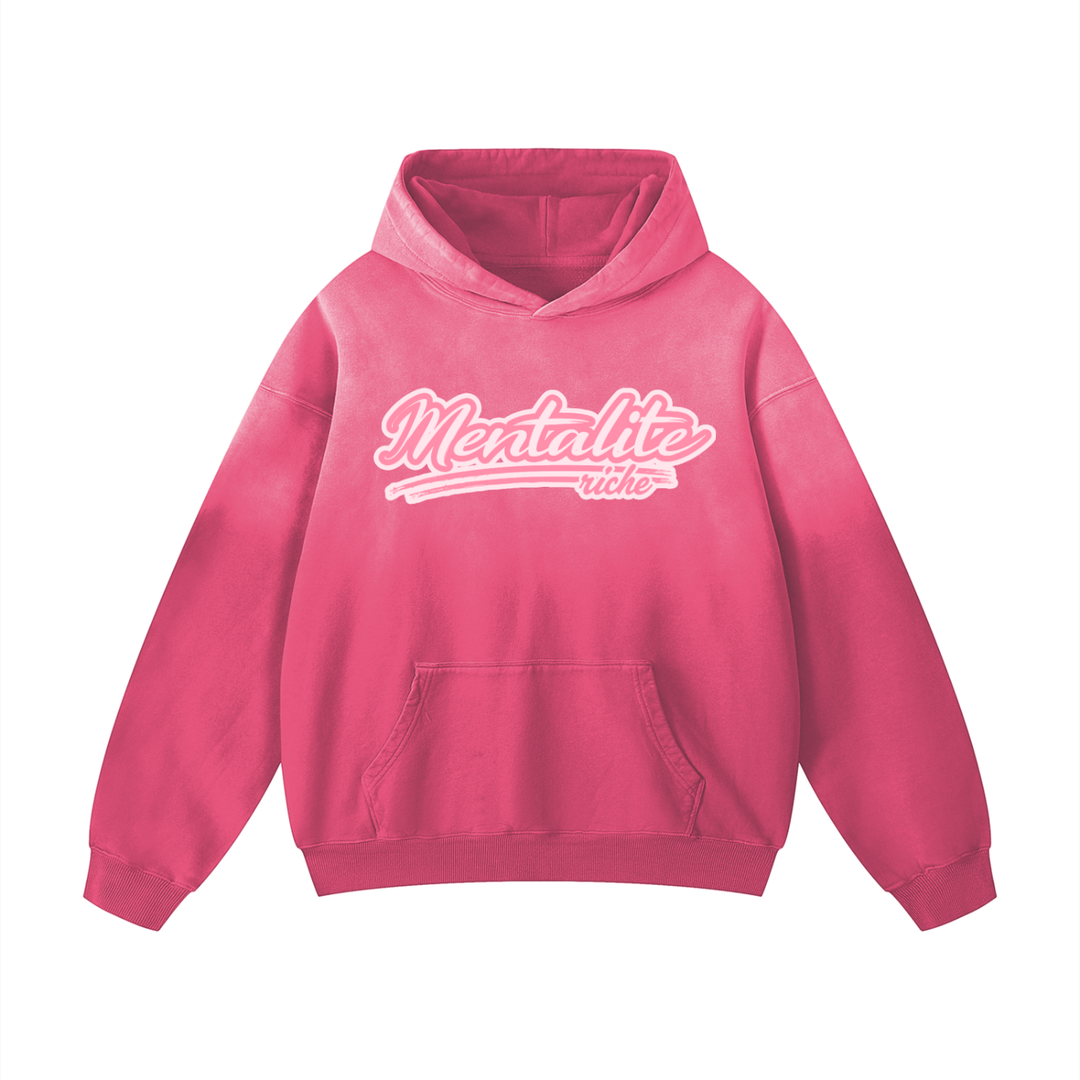 Heavyweight  Mentalitè Pink  Oversized Hoodie