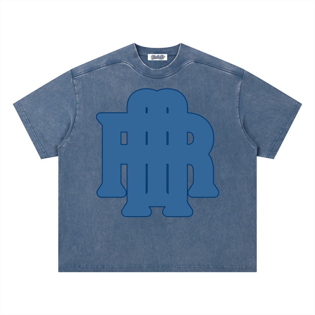 MONOCHROME WASHED BOXY BLUE