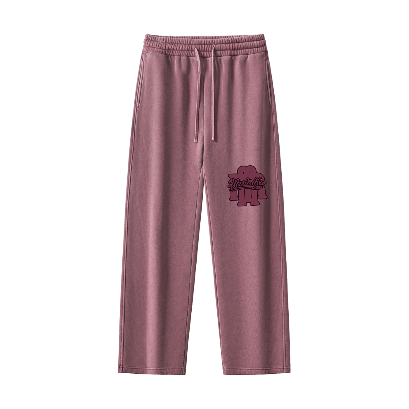 Red Mentalitè Riche Washed Fleece Sweatpants