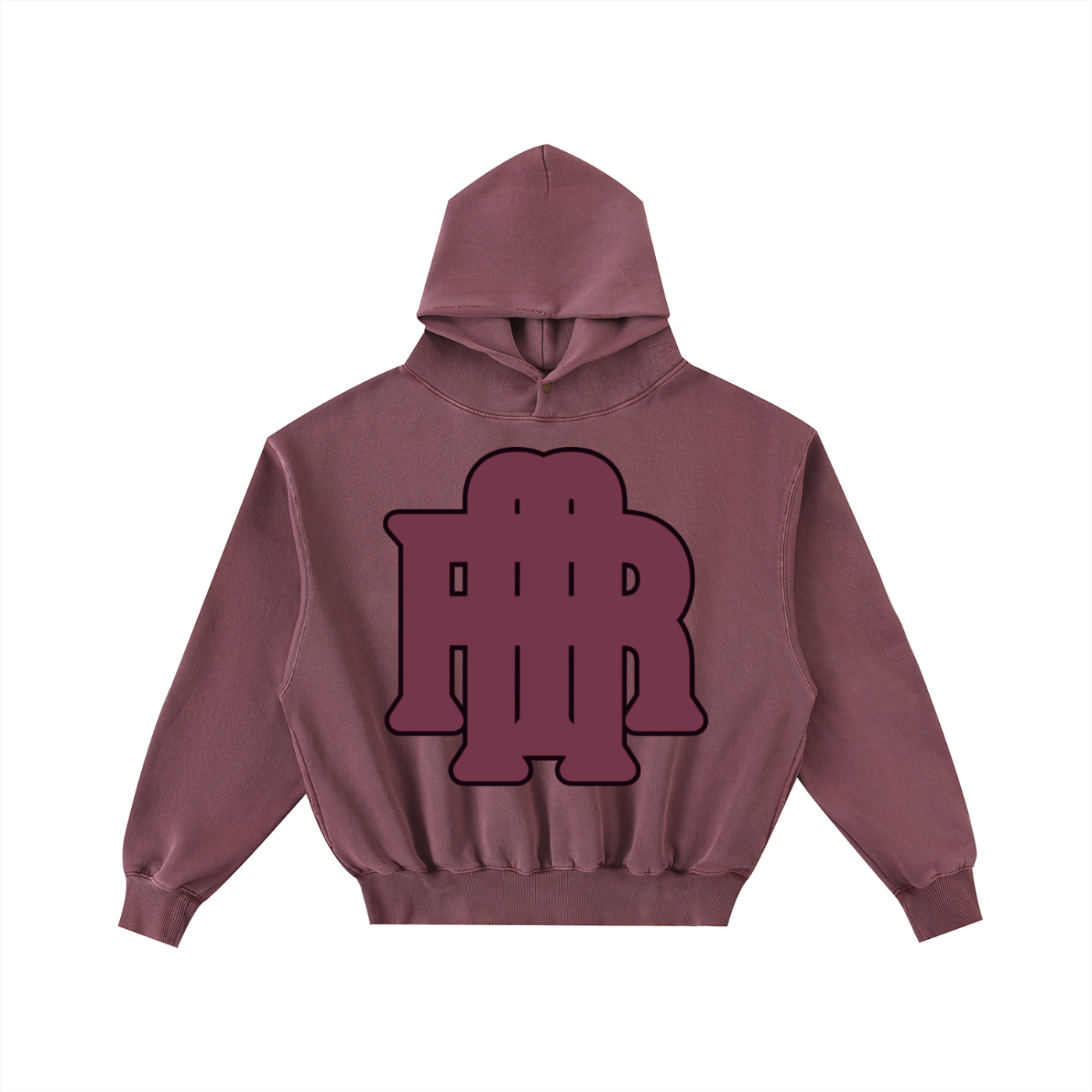 Red Mentalitè Riche Washed Fleece Hoodie
