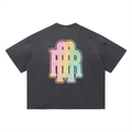 Rich In Color Distressed Boxy Oversized T-Shirt