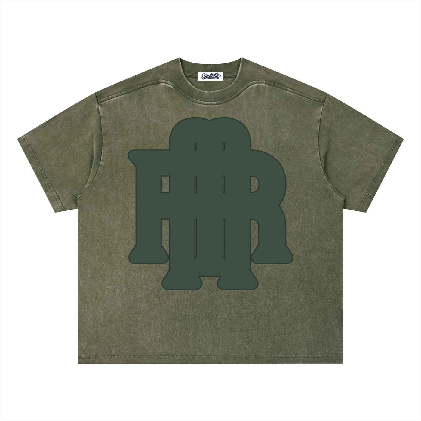 MONOCHROME WASHED BOXY GREEN